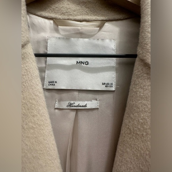 Unworn Mango Cream Winter Coat - Picture 2 of 3